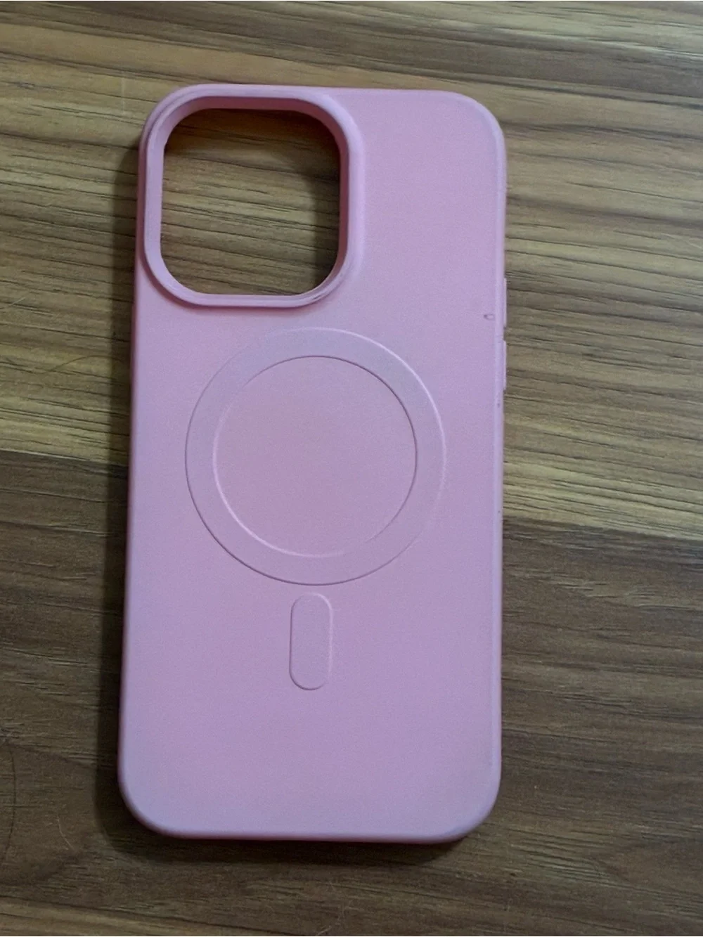 Pink Silicone MagSafe-Compatible Phone Case